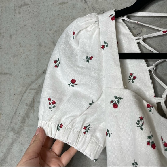 Reformation Lianne Linen Dress sz 0 - Picture 13 of 14